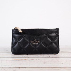 NWT Kate Spade Natalia Quilted Leather Card Holder